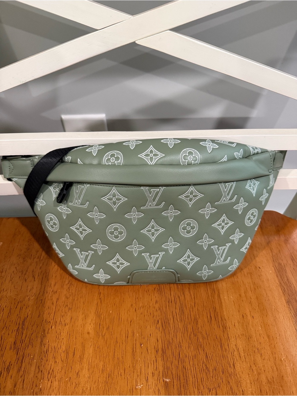 Green Monogram Bumbag